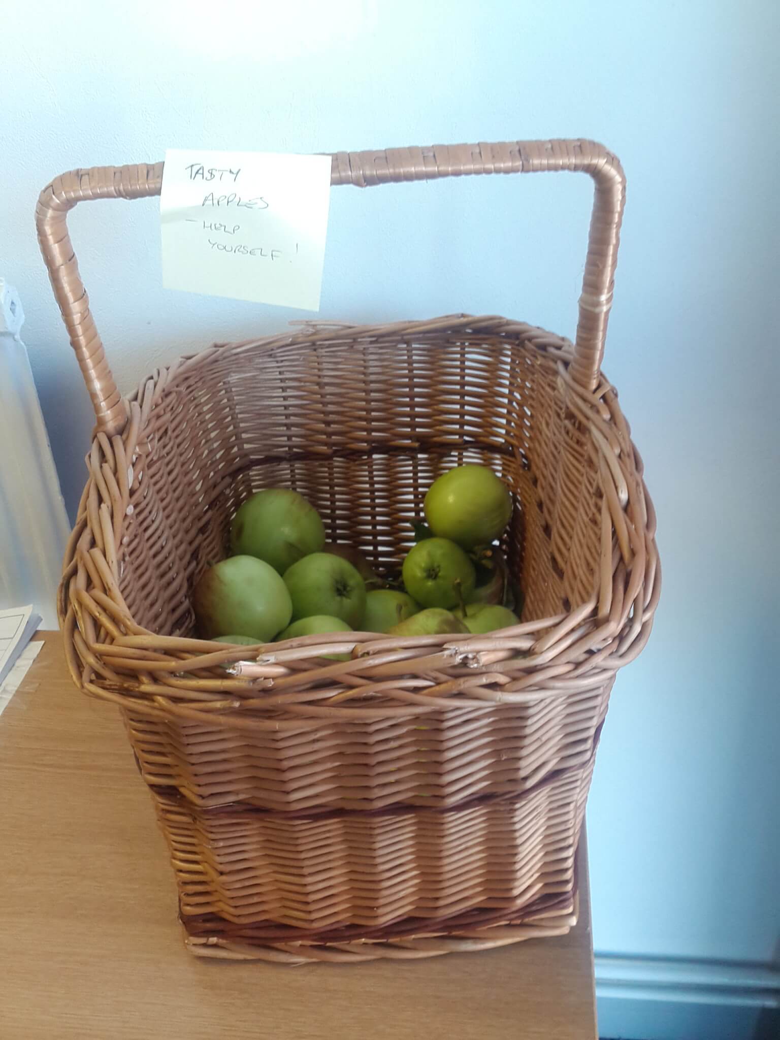 A basket of apples at Primrose