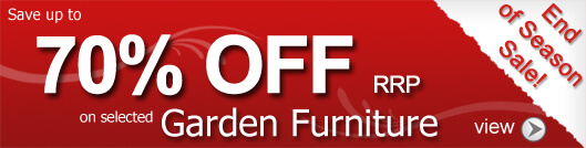 70% off garden furniture sale at Primrose