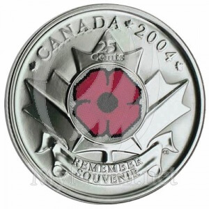 Canadian remembrance coin